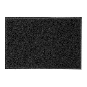 Tapete de Entrada Capacho Vinil Light 40cm x 60cm Preto - Kapazi