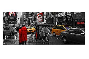 Quadro Decorativo Broadway - NY 20x50cm