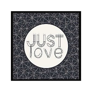 Quadro Decorativo Barcelona Just Love 30x30cm