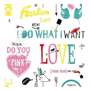 Papel de Parede Kantai Infantil Fashion Verde Colorido