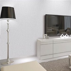 Papel de Parede Linho Bege Claro - Coleção Criativo Kantai