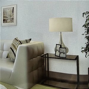 Papel de Parede Linho Verde Claro - Coleção Criativo Kantai