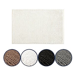 Tapete para Banheiro Joy 40cm x 60cm Branco - Kapazi