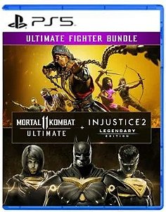 Pacote Mortal Kombat 11 Ultimate + Injustice 2 Ed. Lendária PS5 Midia Digital