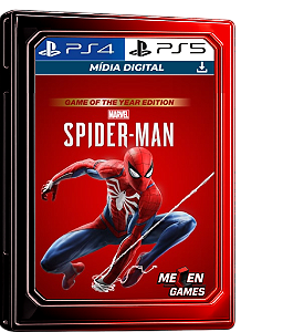 Marvel's Spider-Man: Game of the Year Edition PS4 MÍDIA DIGITAL