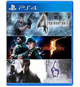 Pacote Triplo Resident Evil PS4 midia digital
