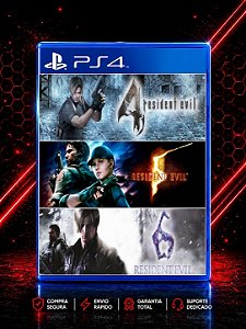 PACOTE TRIPLO RESIDENT EVIL MÍDIA DIGITAL PARA PS4