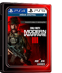 CALL OF DUTY MODERN WARFARE III PS4/PS5 MÍDIA DIGITAL