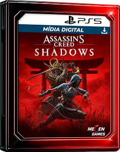 ASSASSINS CREED SHADOWS PS5 MÍDIA DIGITAL