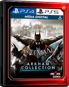 BATMAN ARKHAM COLLECTION PS4/PS5 MÍDIA DIGITAL