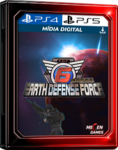 Earth Defense Force 6 PS4/PS5 Mídia Digital