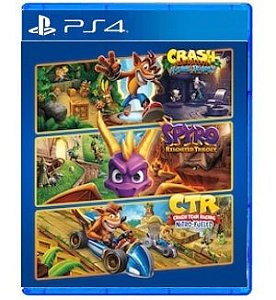 Pacote Triplo Crash™ + Spyro PS4 Mídia Digital