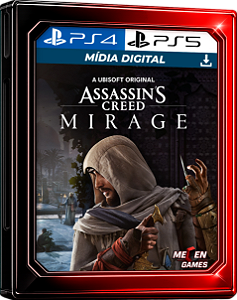 ASSASSINS'S CREED MIRAGE PS4/PS5 MÍDIA DIGITAL