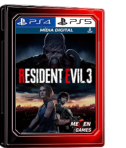RESIDENT EVIL 3 PS4/PS5 MÍDIA DIGITAL