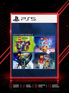 CONJUTO JOGOS LEGO 4 EM 1 MÍDIA DIGITAL PARA PS5