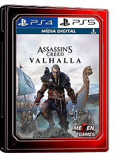 ASSASSINS CREED VALHALLA PS4/PS5 MÍDIA DIGITAL
