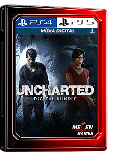UNCHARTED 4: A Thief's End e UNCHARTED: The Lost Legacy PS4/PS5 MÍDIA DIGITAL