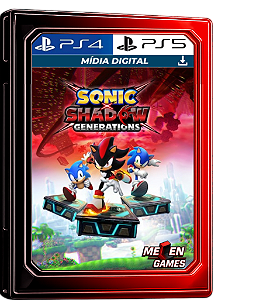 SONIC X SHADOW GENERATIONS PS4/PS5 MÍDIA DIGITAL