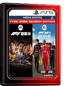 F1® 25 Edição Temporada 2026 PS5 MÍDIA DIGITAL