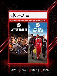 F1® 25 Edição Temporada 2026 PS5 MÍDIA DIGITAL