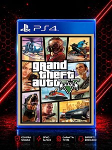 GTA V - GRAND THEFT AUTO V MÍDIA DIGITAL PARA PS4