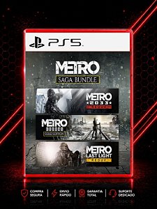 CONJUNTO METRO SAGA MIDIA DIGITAL PARA PS5