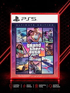 GTA 6 - GRAND THEFT AUTO VI ULTIMATE PRÉ VENDA MÍDIA DIGITAL PARA PS5