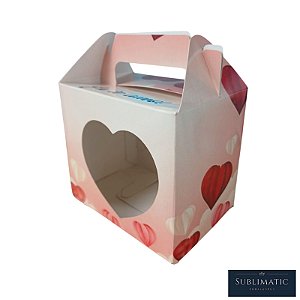 Caixa Resinada para Canecas Visor Coração