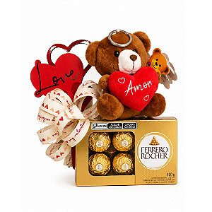 Ferrero Rocher + Placa + Ursinho