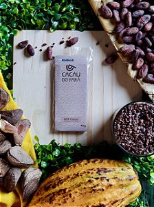 Barra de Chocolate 60% Cacau + Castanha do Pará (40g)