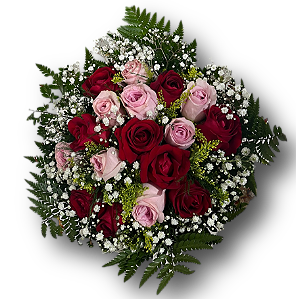 Bouquet Duo - Rosas Vermelhas e Rosas