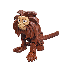 Boneco Action Figure Mico-leão-dourado 3D