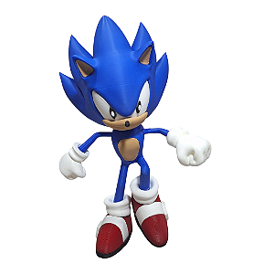 Boneco Action Figure Sonic 3D