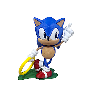 Boneco Action Figure 3D Sonic Clássico