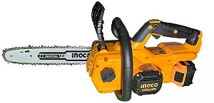 MOTOSSERRA BRUSHLESS INGCO 12POL A BATERIA 20V LINHA P20S COM DUAS BATERIAS 4.0AH - CGSLI201286-9