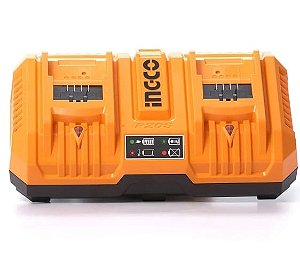 Carregador Inteligente 20 V 2 Portas Linha P20S INGCO - FCLI2082-9