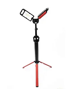 Luz de Trabalho Thunderbolt 5000 Lumens Recarregavel c/ Tripe de Aluminio Articulado EXPERT - LUZ EXPERT