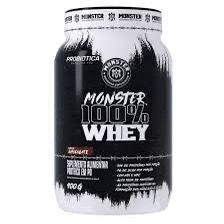Whey 100% Monster Probiótica 900g (wpi + Wpc) - Sabor Chocolate