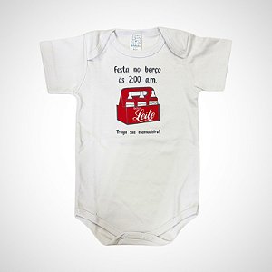 Body Manga Curta Tamanho EG Petutinha