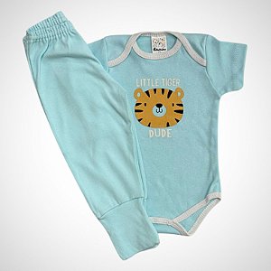 Conjunto Body Manga Curta + Calça Tamanho P Petutinha