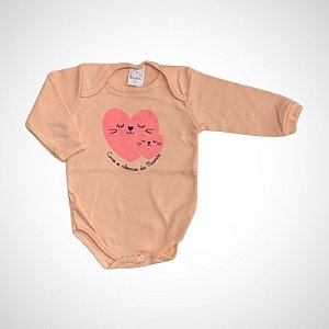 Body Manga Longa Tamanho P Petutinha