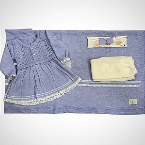 Saída Maternidade 4 peças Alícia Lavanda