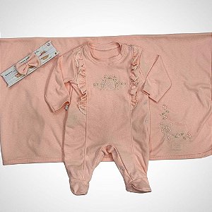 Saída Maternidade 3 peças Camile Salmão
