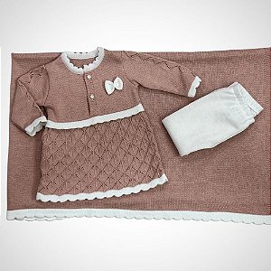 Saída Maternidade 3 peças Wendy Nude