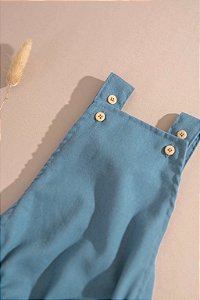 Romper Smile Pinguin - Azul Denim