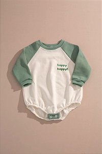 Body Moletom Pinguin - Verde