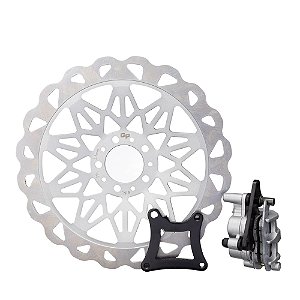 Disco C/ Caliper De Freio Dianteiro Gp7 Cg 150 09/15 320mm P