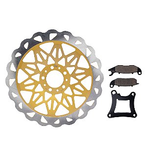 Disco C/ Pastilha Freio Diant. Gp7 Cg 150 09/15 320mm Doura