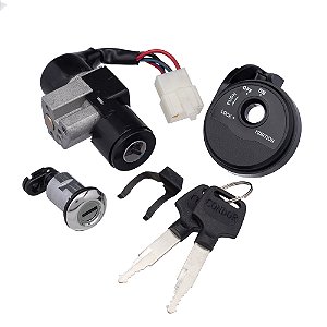 Chave Ignicao (kit Conjunto Travas) Condor Biz 110 I 16/17