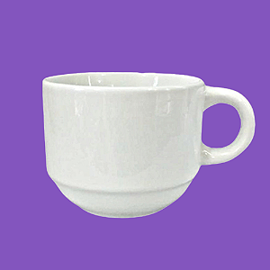Xícara Casamento Branca 180mL